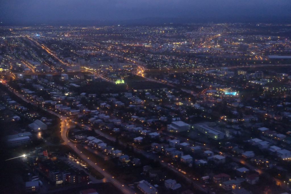 View of Reykjavik from the air