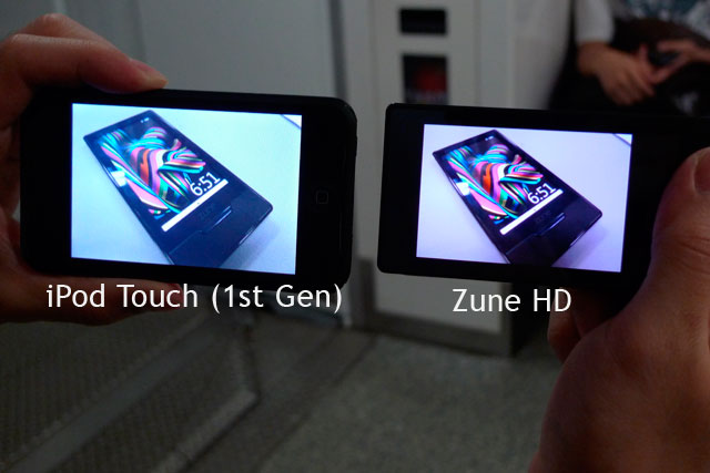 Zune HD vs iPod Touch #2